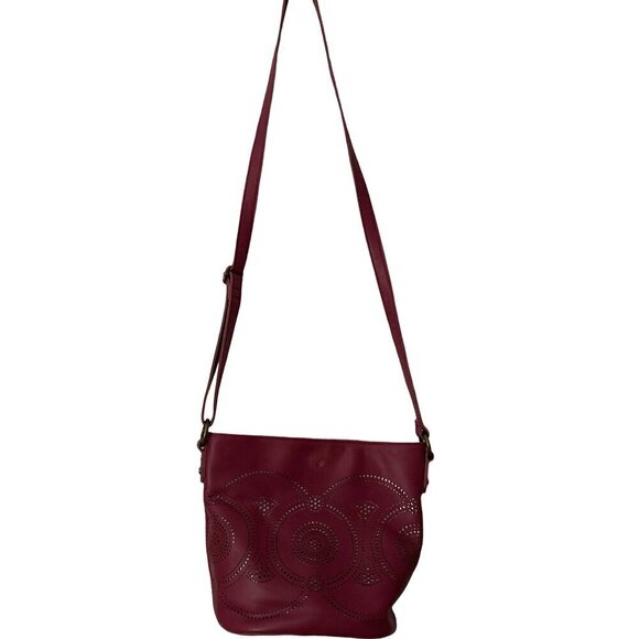 Thesak Handbags - THE SAK Pink Crossbody Leather Shoulder Bag Purse Vintage